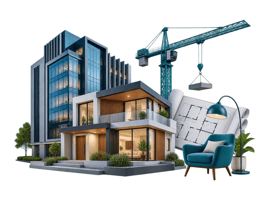 Real Estate, Construction & Interiors
