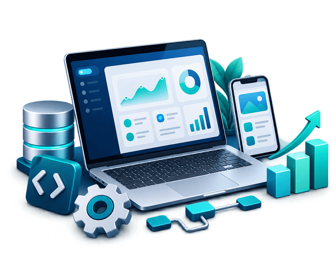 Utkal Codeworks - web, software and digital solutions illustration