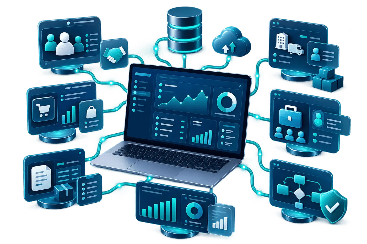 Custom ERP, CRM & Business Software